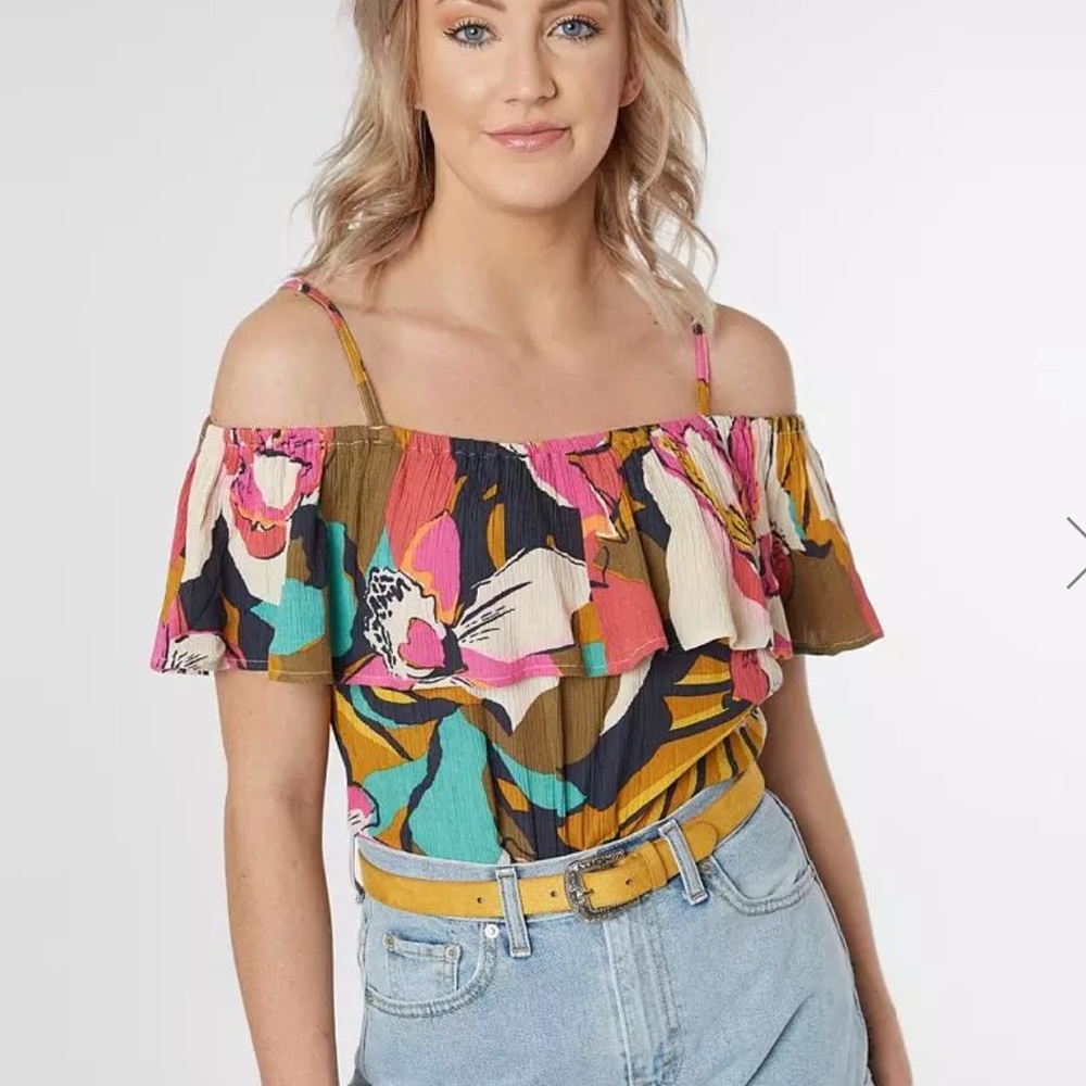Billabong Summer Sunsets Cold Shoulder Top